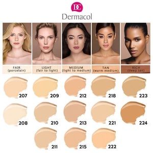 DERMACOL MAKE-UP COVER #218 #221